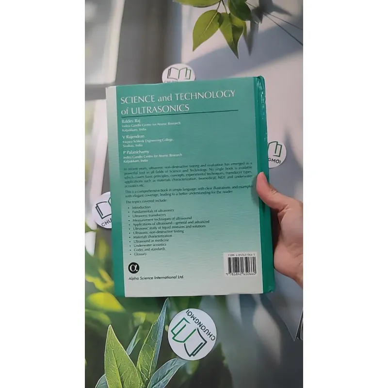 [MIỄN PHÍ BỌC SÁCH] Science And Technology Of Ultrasonics - Baldev Raj & Rajendran Palanichamy 990207