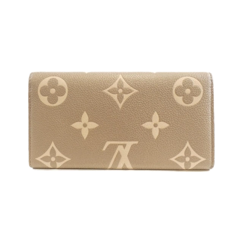 Ví Louis Vuitton hai màu Monogram Empreinte Portefeuille Sarah M81049 620260