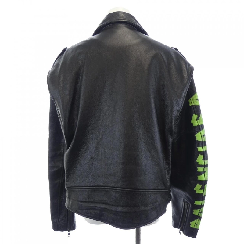 BALENCIAGA 507398 TES24 Áo khoác da biker - Hàng hiệu Chính hãng 887599