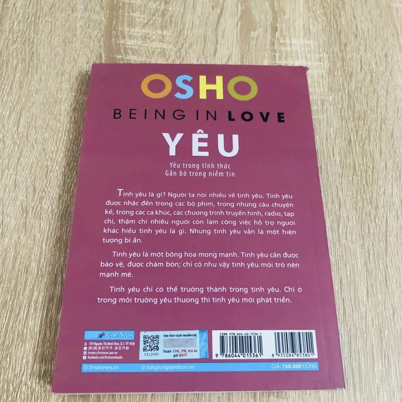 YÊU - Yêu trong tỉnh thức gắn bó trong niềm tin ( OSHO) 1028102