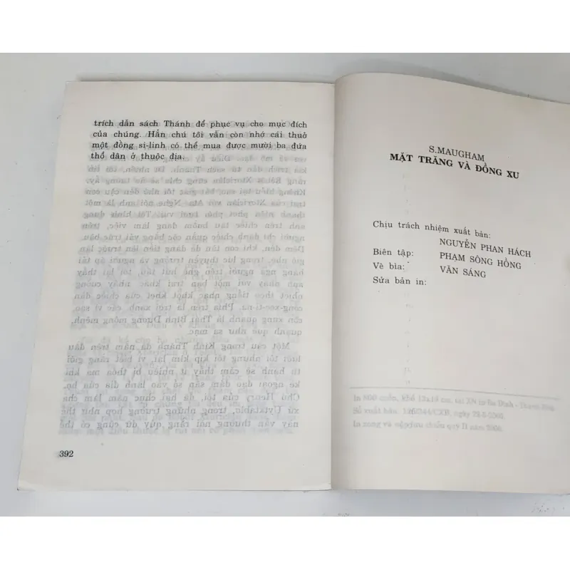 Tiểu thuyết Anh MẶT TRĂNG VÀ ĐỒNG XU (William S. Maugham) 790971
