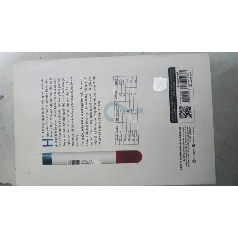 Đọc hiểu kết quả xét nghiệm máu 134360