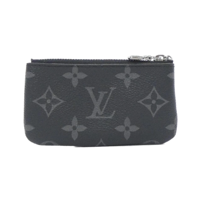 Louis Vuitton Monogram Eclipse Reverse Card Key Case Pouch Clé M80905 Coin & Key Case - Hàng hiệu Authentic 805941