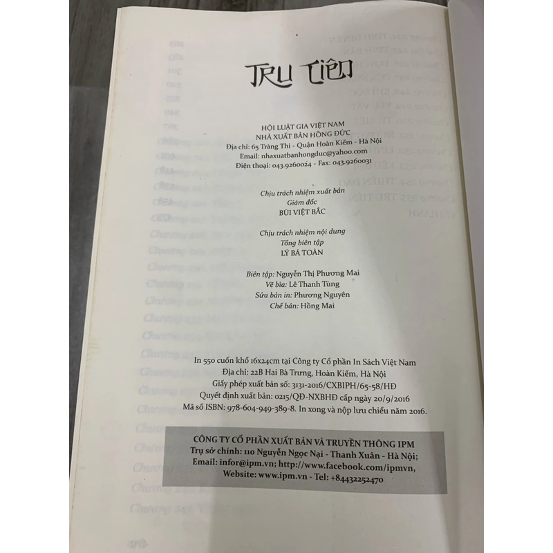 Tru tiên. Bộ 6 tập. 3b1 537361