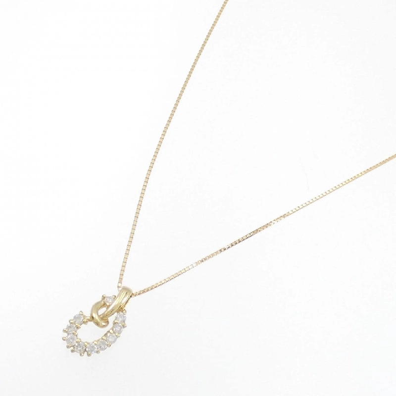 K18YG Dây chuyền kim cương 0.20CT - Hàng hiệu Chính hãng 861252