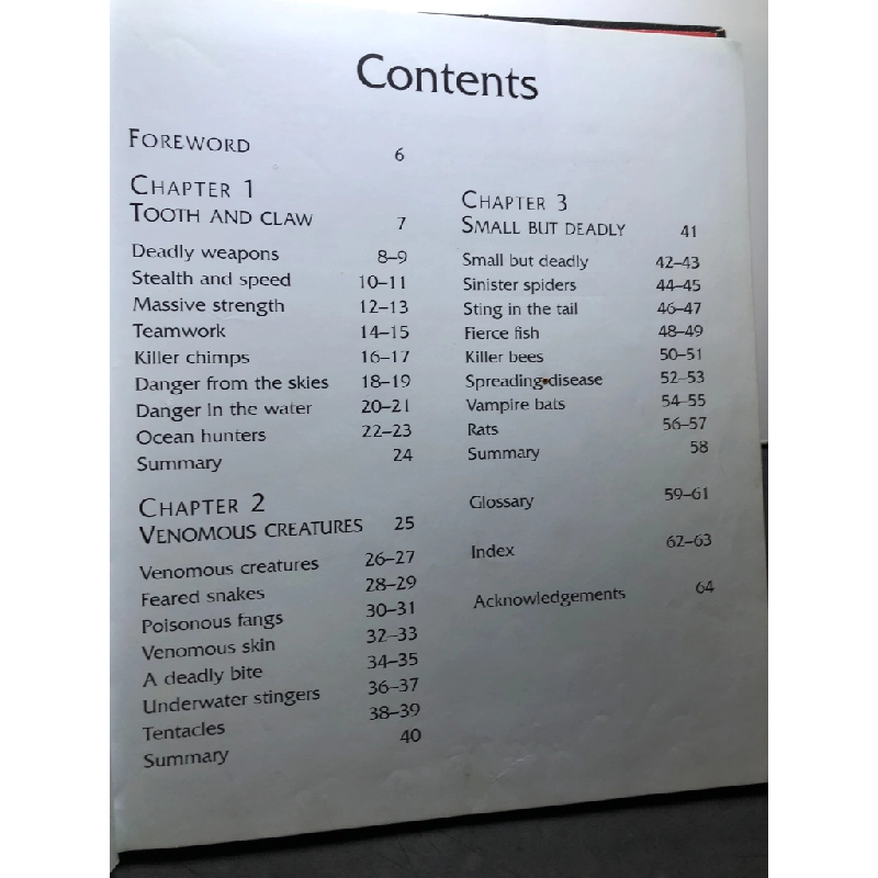 Dangerous Creatures BÌA CỨNG mới 85% tróc góc bìa Angela Wilkes HPB2607 NGOẠI VĂN 451014