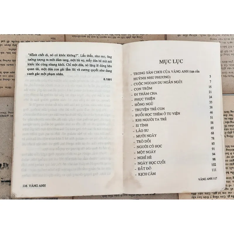 Tập truyện của Phan Thị Vàng Anh: KHI NGƯỜI TA TRẺ 708023