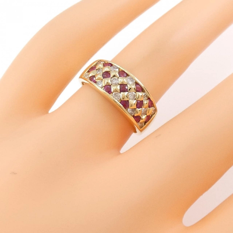 Nhẫn Ruby K18YG 0.60CT 673565