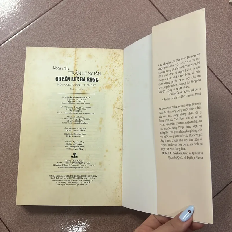 Madam Nhu-Trần Lệ Xuân Quyền Lực Bà Rồng (Monique Brinson Demery) 699187