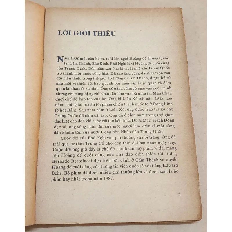 AISIN GIORO PHỔ NGHI - HOÀNG ĐẾ CUỐI CÙNG (hồi ký của Vua Phổ Nghi) 732185