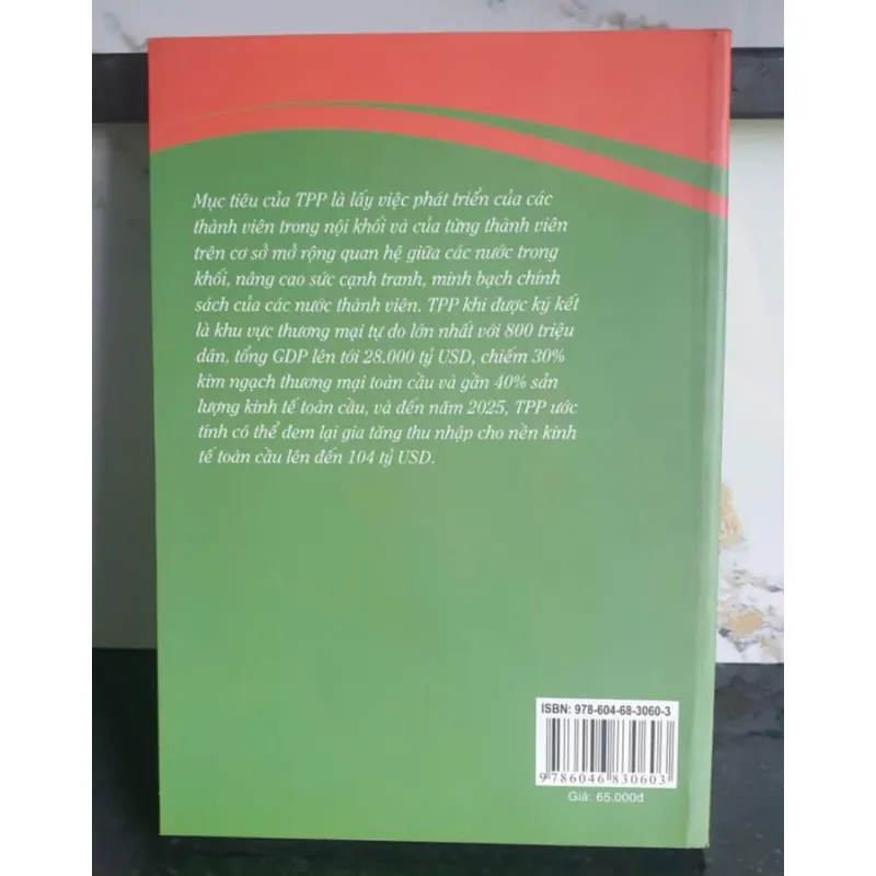 Sách Hiệp Định Đối Tác Xuyên Thái Bình Dương (TPP) Cơ Sở Hình Thành, Nội Dung - Nhà Xuất Bản Văn Hóa 643010