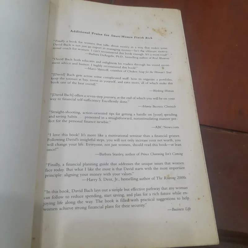 David Bach - SMART WOMEN FINISH RICH 674072