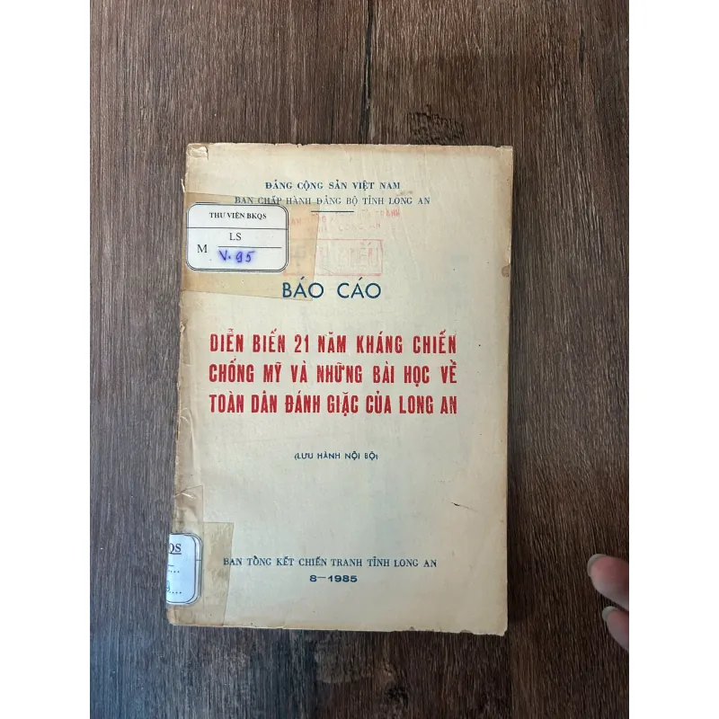 Báo cáo: Diễn biến 21 năm kháng chiến chống Mỹ và những bài học về toàn dân đánh giặc 709547