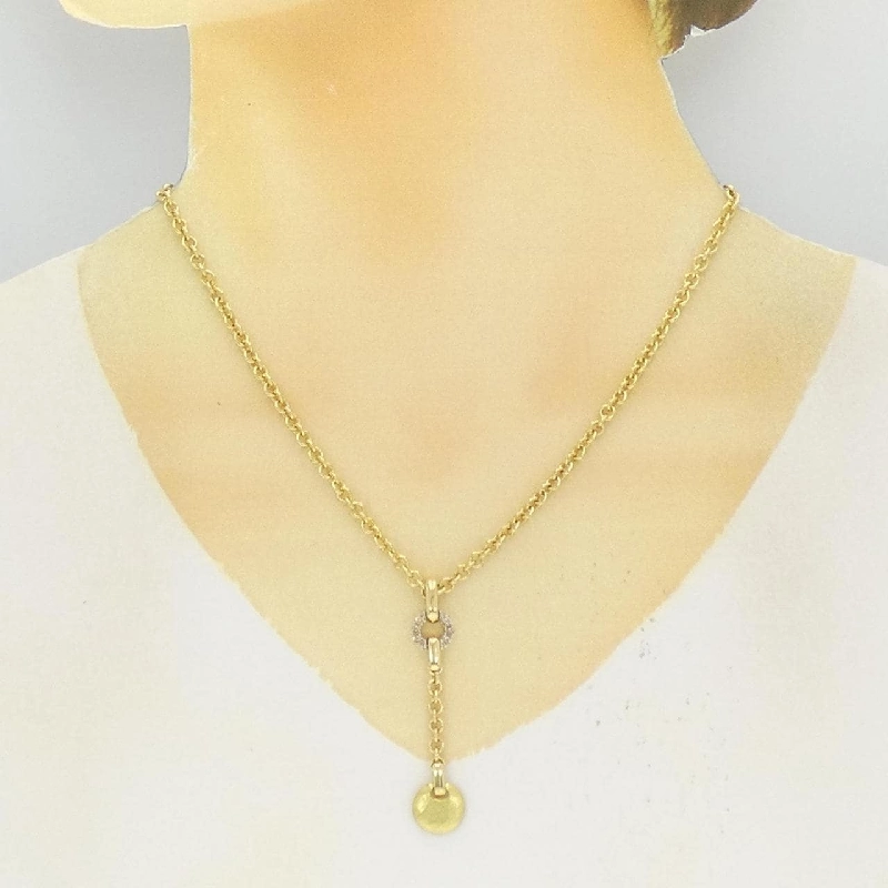 Dây chuyền kim cương 750YG/750WG - Hàng hiệu Authentic 859542