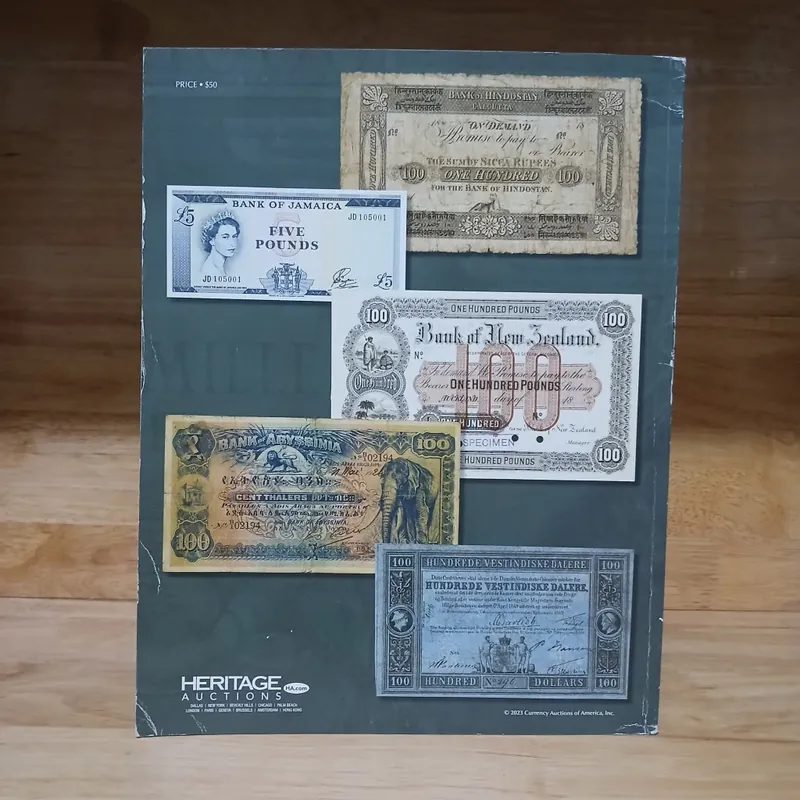 Heritage World Paper Money - November 9-10, 2023 589850