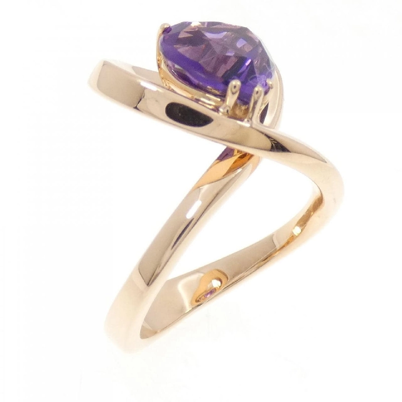 Nhẫn Amethyst Hình Trái Tim Ponte Vecchio - Hàng hiệu Chính hãng 835388