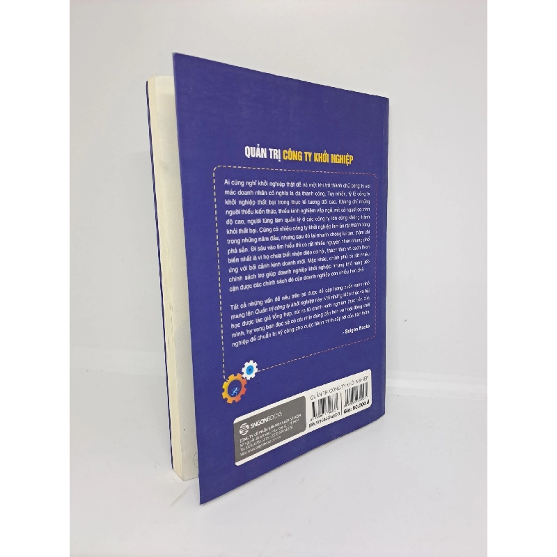Quản trị công ty khởi nghiệp Tiến sĩ Huỳnh Thanh Điền 2018 mới 80% HCM.TN1409 912116