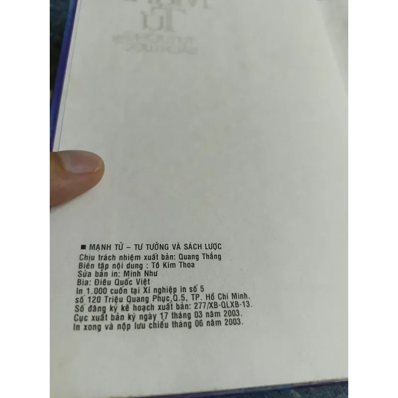 Mạnh Tử tư tưởng và sách lược - Trí Tuệ 558626