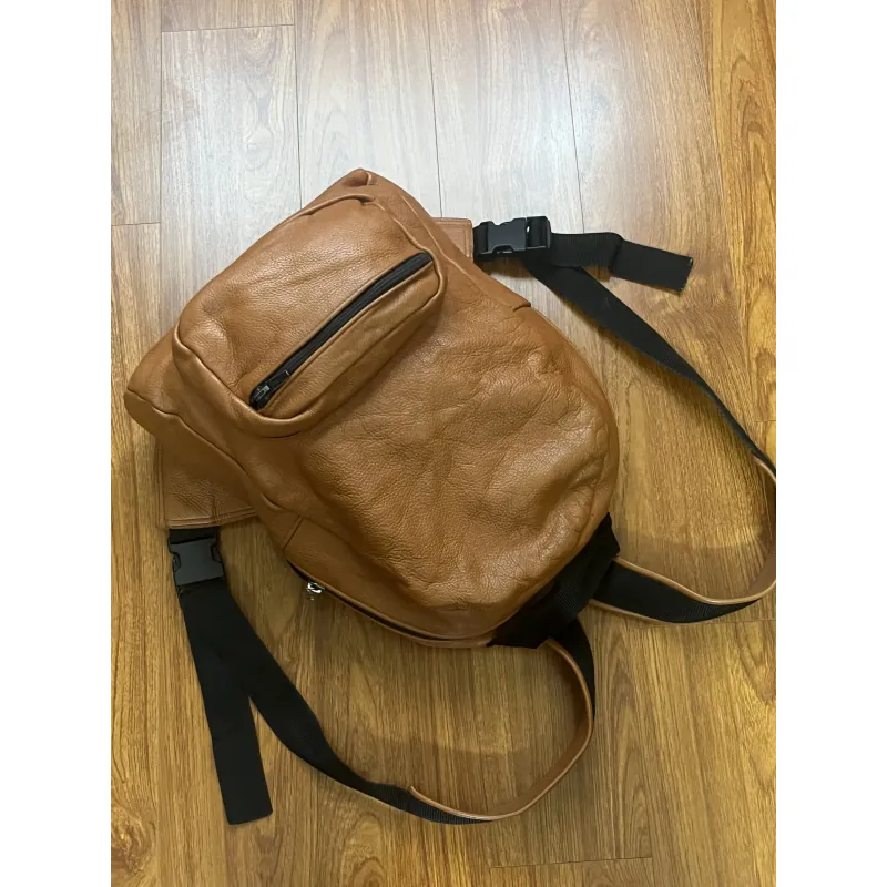 Balo nam 30x46x15 da thật 2hand 992646