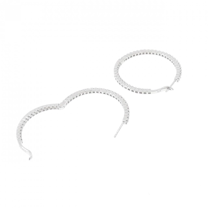 K18WG Bông tai kim cương 1.24CT - Hàng hiệu Chính hãng 865363