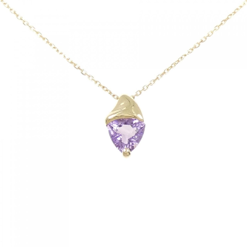 K18YG Mặt dây chuyền Amethyst 0.85CT - Hàng hiệu Chính hãng 861645