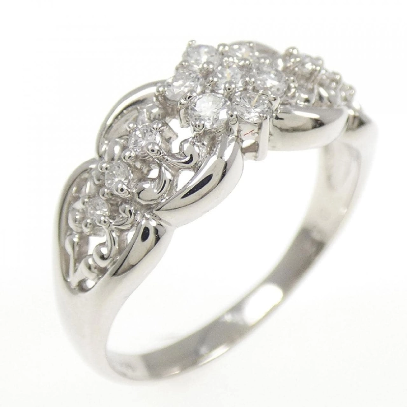 Nhẫn kim cương hoa PT900 0.32CT - Hàng hiệu Authentic 850526