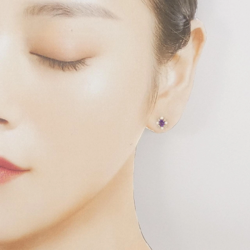 K10YG Đá màu Bông tai - Hàng hiệu Chính hãng 874670