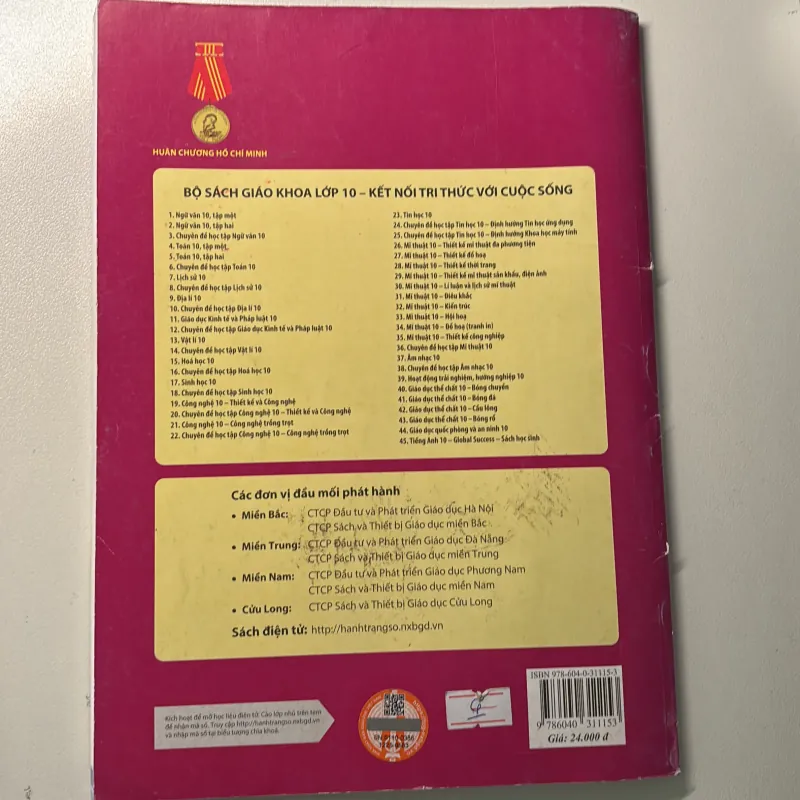 2 cuốn Giáo dục kinh tế và Pháp luật ( Lớp 10 và 11 ) 977655