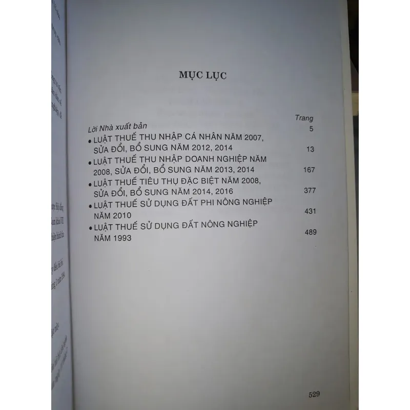 Chỉ dẫn pháp luật về Một số lĩnh vực Thuế 630720