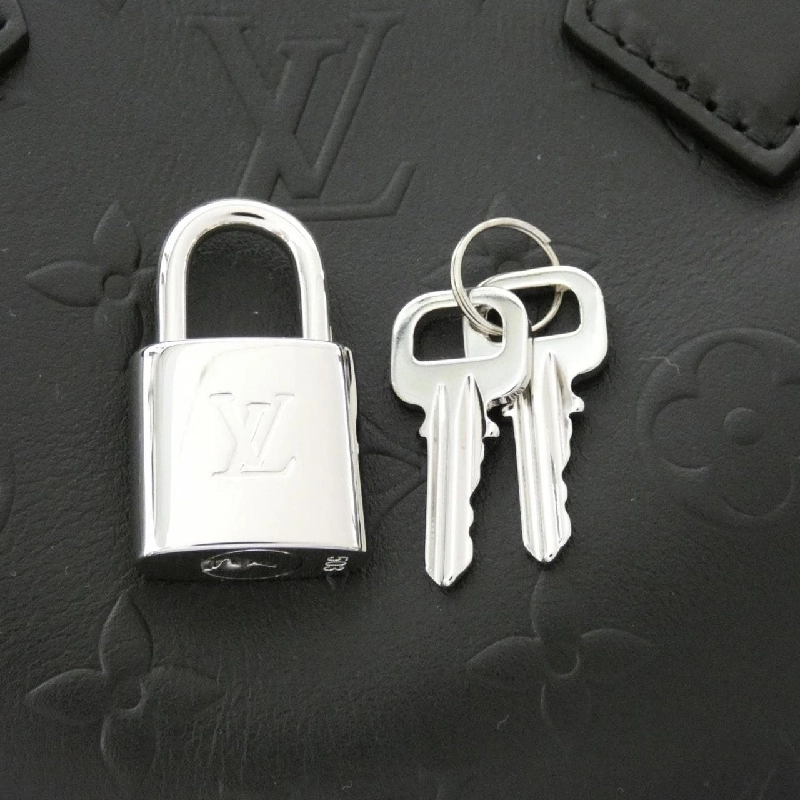 Túi xách Boston Louis Vuitton Monogram Shadow Speedy Trunk 20cm M14575 614184