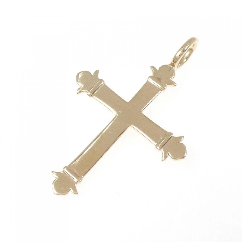 Nhẫn K10YG hình chữ thập - Hàng hiệu Authentic 845785