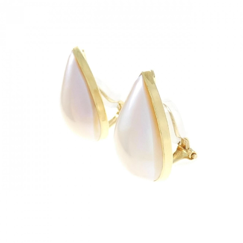 K18YG Mabe Pearl Bông tai - Hàng hiệu Authentic 874500