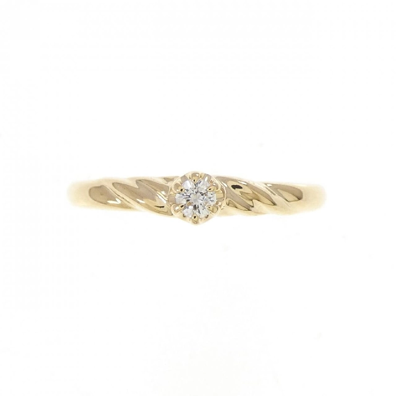 Nhẫn kim cương K18YG - Hàng hiệu Authentic 848044