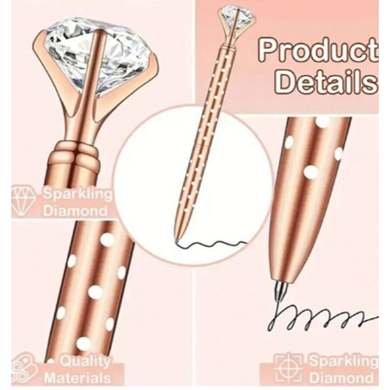1 Cây - BÚT KIM CƯƠNG (thân bút màu đen) 335907
