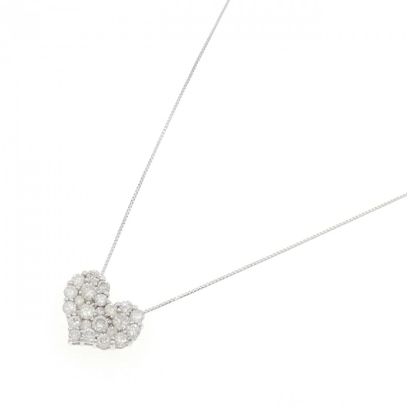 K14WG/K18WG Dây chuyền kim cương hình trái tim 1.00CT - Hàng hiệu Chính hãng 867187