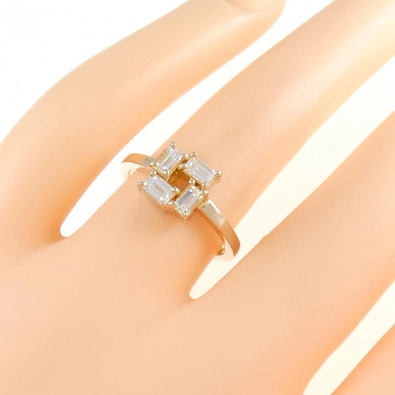 Nhẫn kim cương K18YG 0.61CT 670331