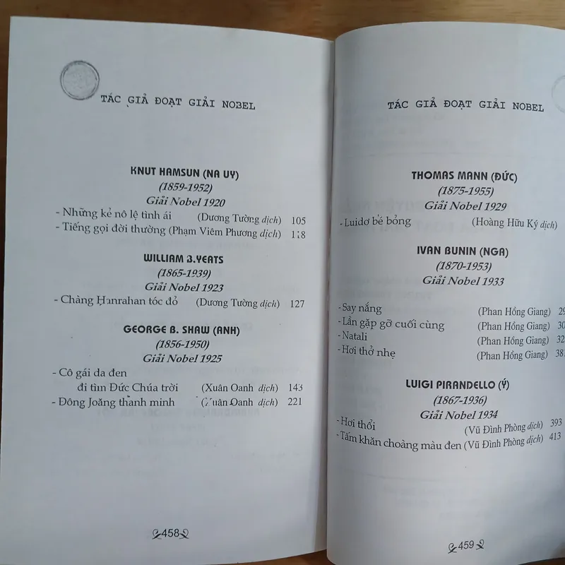 Tuyển Tập Truyện Ngắn Các Tác Giả Đoạt Giải Nobel 726319