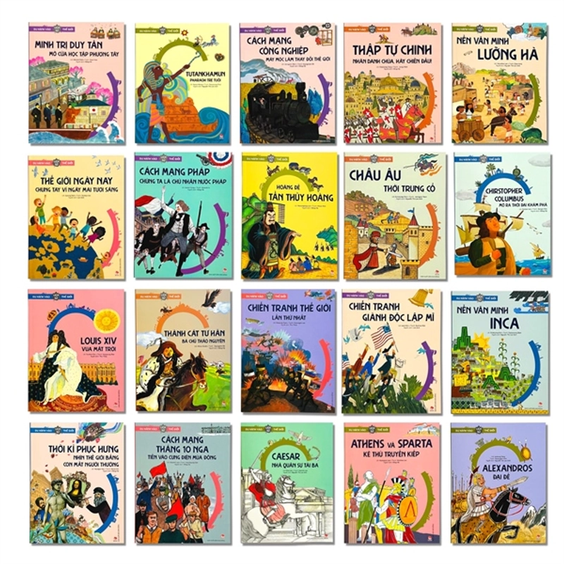 Combo Du Hành Vào Lịch Sử Thế Giới (20 Cuốn) 539325