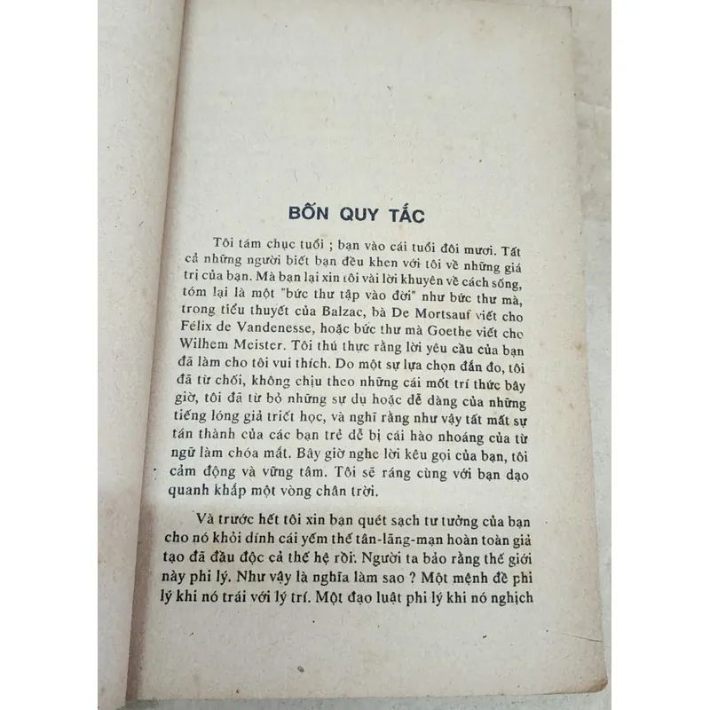 THƯ NGỎ GỬI TUỔI ĐÔI MƯƠI - Tác phẩm VH Pháp - André Maurois (Viện Sĩ Viện Hàn Lâm Pháp)  717740