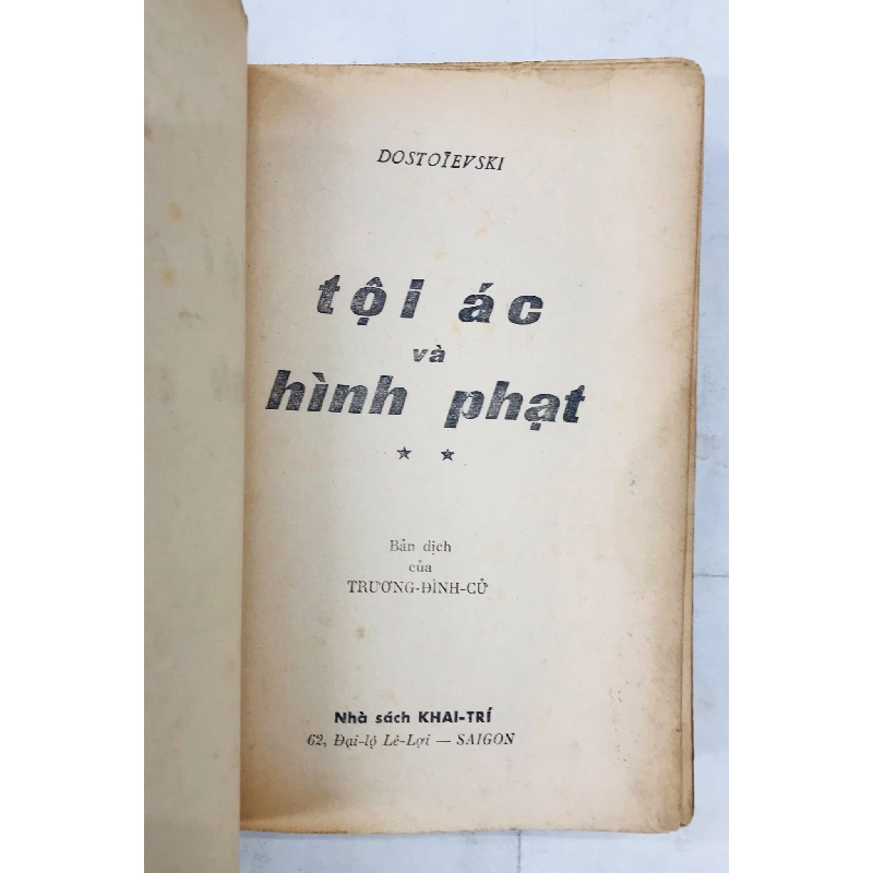Tội ác và hình phạt - Dostoievski ( Trương Đình Cử dịch ) 127786