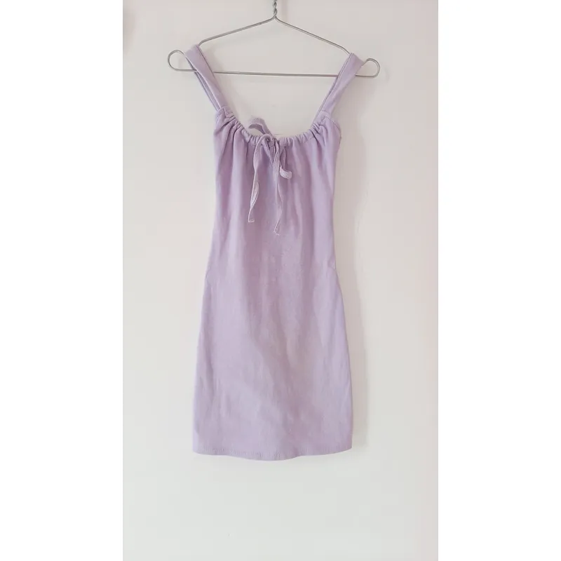 Đầm dây, ôm body ngắn, thun tăm 733598