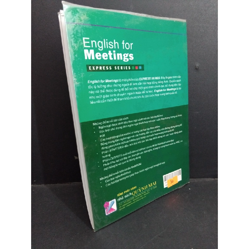 Express Series English for meetings mới 90% bẩn bìa, ố 2009 HCM2811 Kenneth Thompson HỌC NGOẠI NGỮ 356117