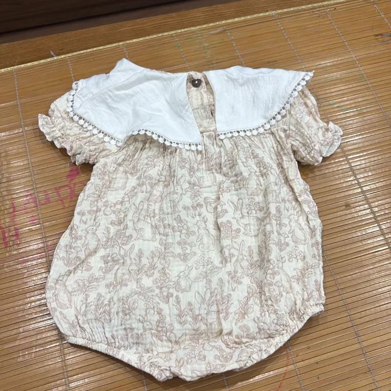 Áo liền quần bé gái 3-6 tháng 603346