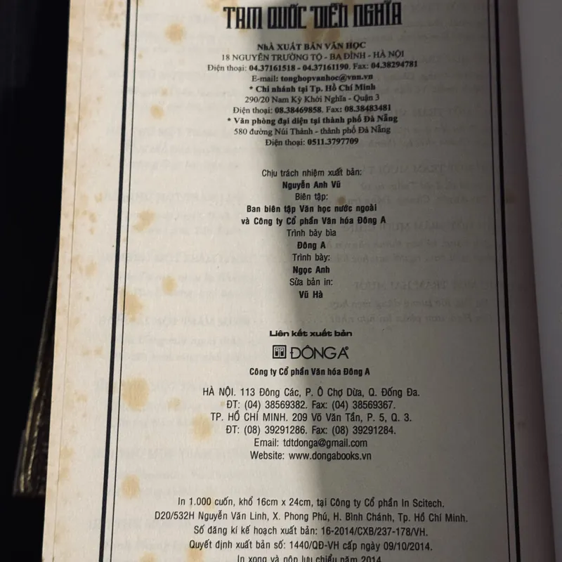 Tam Quốc Diễn Nghĩa (Đông A) 689450