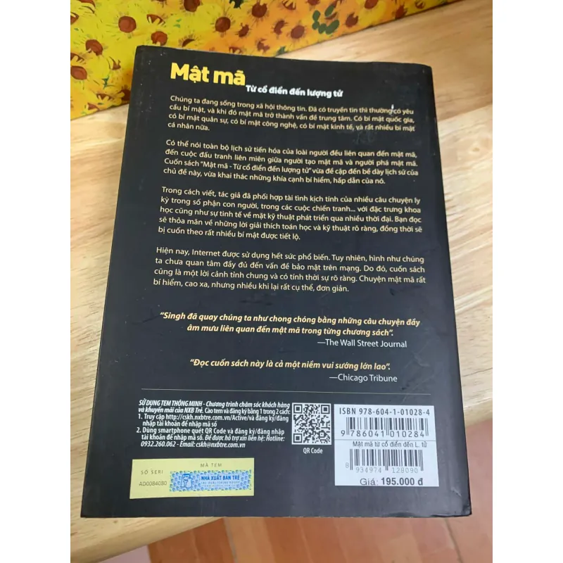 Mật Mã - Từ Cổ Điển Đến Lượng Tử - Simon Singh 927942