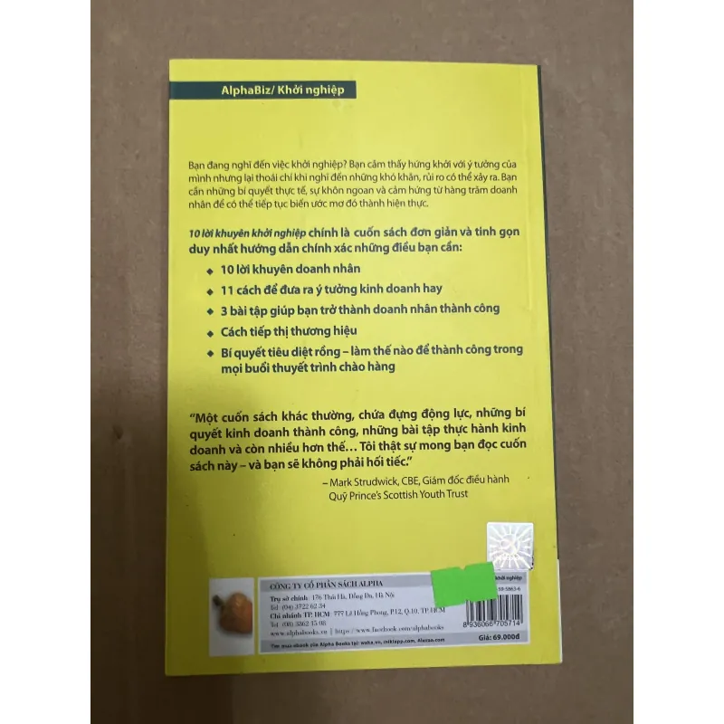 10 lời khuyên khởi nghiệp 1027620