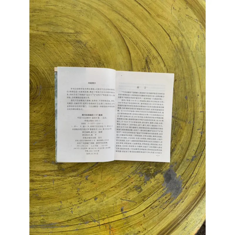 TRUNG QUỐC HUYỆT VỊ CHẨN ĐOÁN HỌC bản Tiếng Trung 1030284