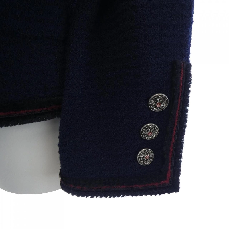 Jacket không cổ CHANEL P36021V24261 09A 627808