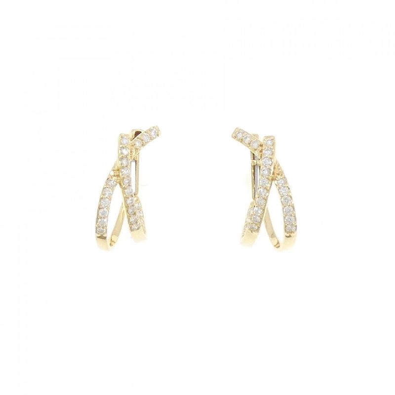 K18YG Bông tai kim cương 0.30CT - Hàng hiệu Chính hãng 866384