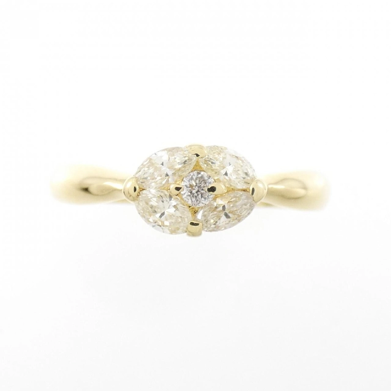 Nhẫn kim cương K18YG 0.35CT 673639